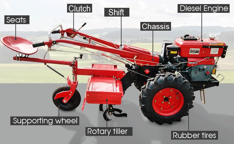walk tractor 2 wheel